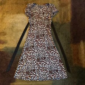 Betsey Johnson Animal Print Dress Size P